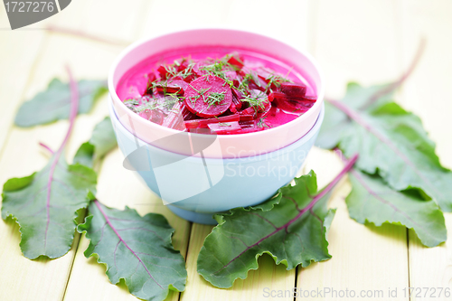 Image of beet soup