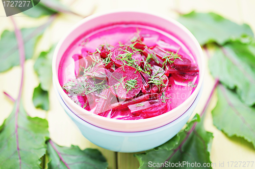 Image of beet soup