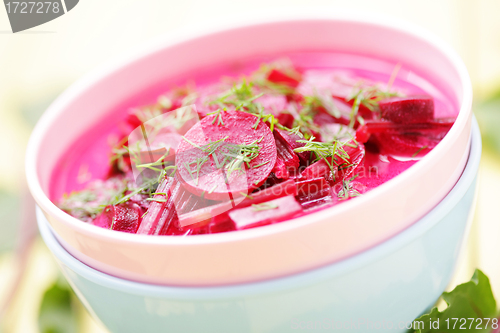 Image of beet soup