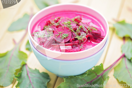 Image of beet soup