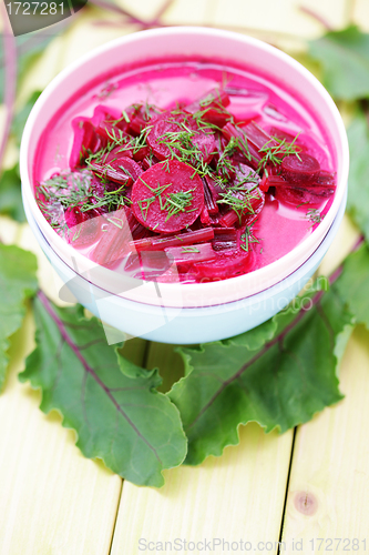 Image of beet soup