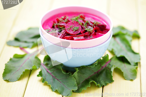 Image of beet soup