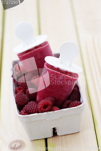 Image of raspberry ice creams