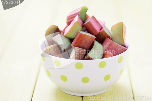 Image of fresh rhubarb