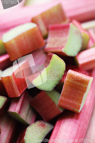 Image of fresh rhubarb