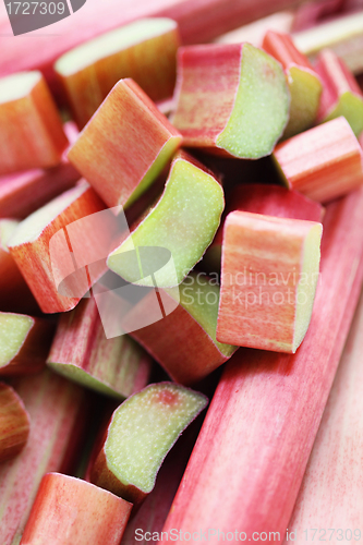 Image of fresh rhubarb