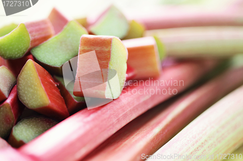 Image of fresh rhubarb