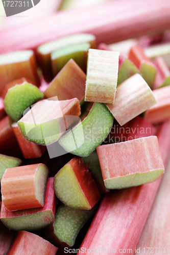 Image of fresh rhubarb