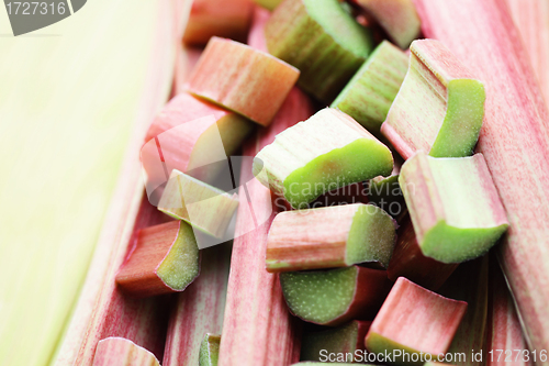 Image of fresh rhubarb