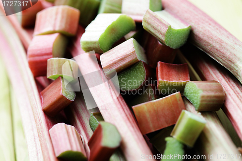 Image of fresh rhubarb