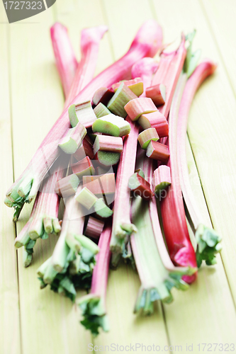 Image of fresh rhubarb