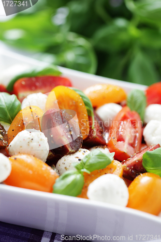 Image of tomato and mozzarella salad