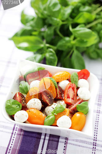 Image of tomato and mozzarella salad