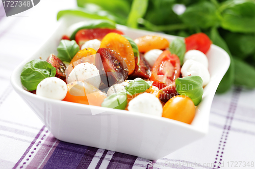 Image of tomato and mozzarella salad