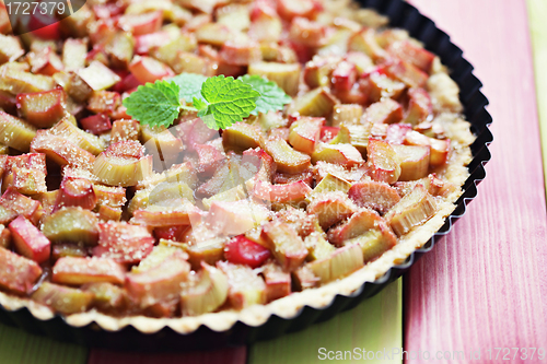 Image of rhubarb tart