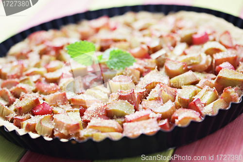 Image of rhubarb tart