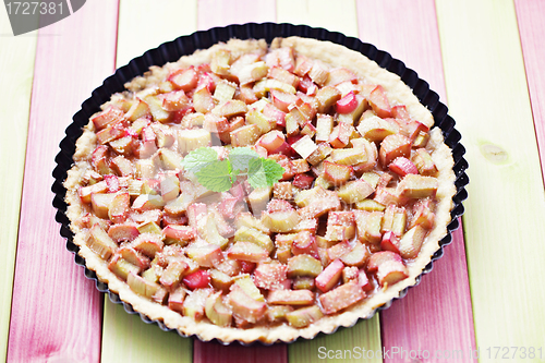 Image of rhubarb tart