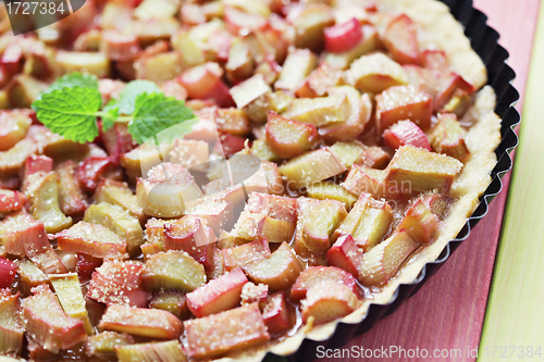 Image of rhubarb tart