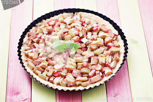 Image of rhubarb tart