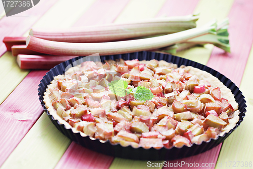 Image of rhubarb tart