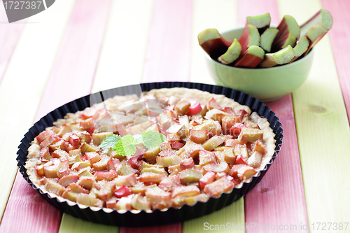 Image of rhubarb tart