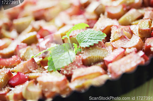 Image of rhubarb tart