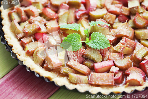 Image of rhubarb tart