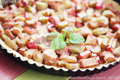 Image of rhubarb tart