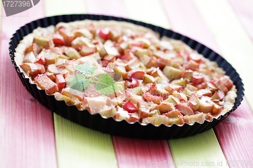 Image of rhubarb tart