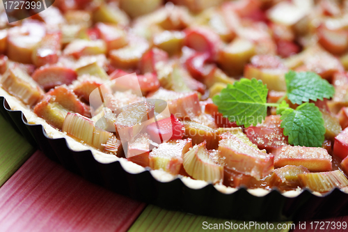 Image of rhubarb tart