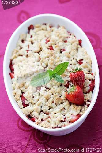 Image of strawberries and rhubarb
