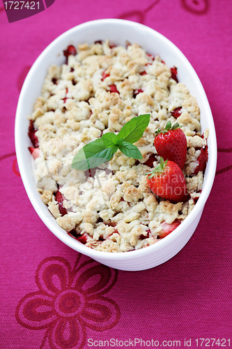 Image of strawberries and rhubarb