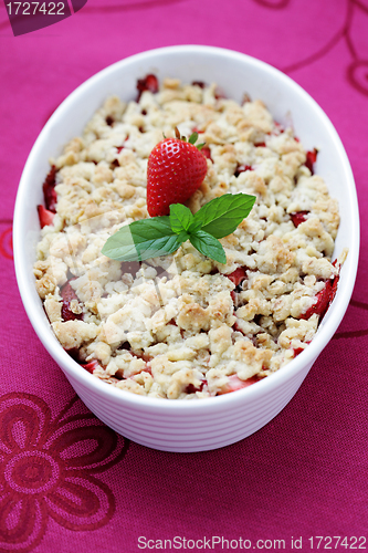 Image of strawberries and rhubarb