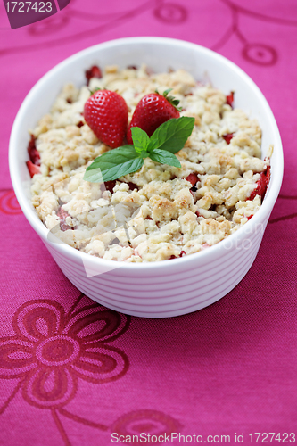 Image of strawberries and rhubarb