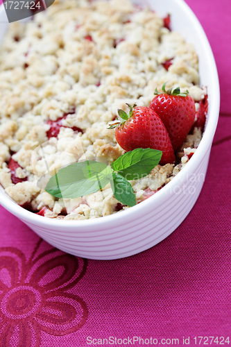 Image of strawberries and rhubarb