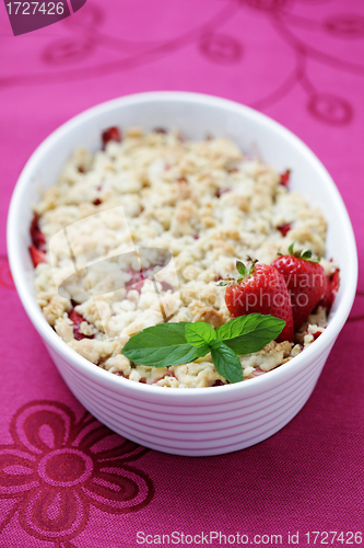 Image of strawberries and rhubarb