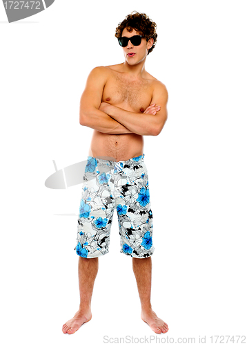 Image of Man in Swimwear