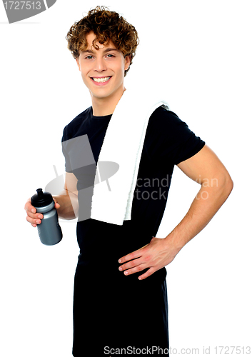 Image of Charming young fit trainer