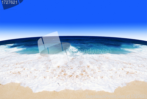 Image of sand of beach sea background