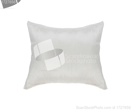Image of White pillow isolated on white