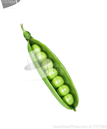 Image of peas isolated