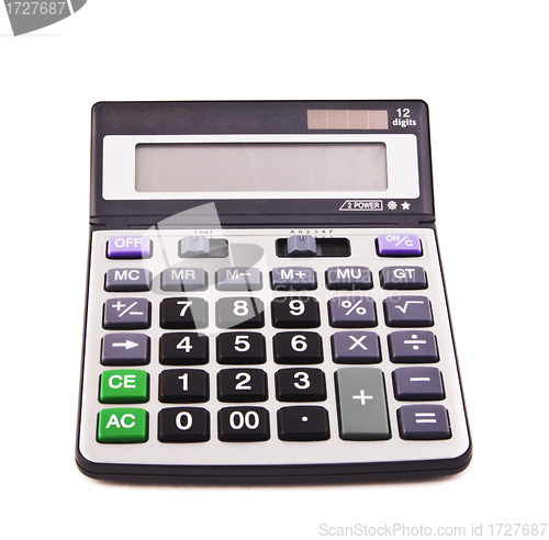 Image of calculator isolated