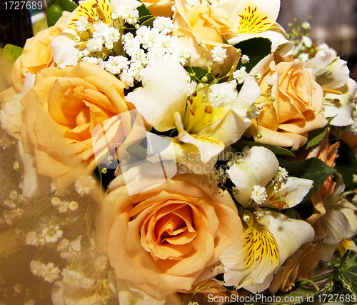 Image of Wedding bouquet with roses