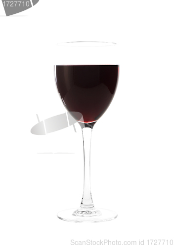 Image of Red wine in glass