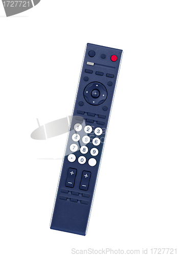 Image of TV remote control isolated