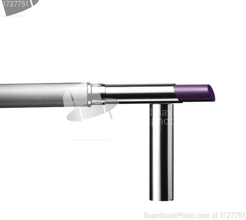 Image of Stylish lipstick isolated
