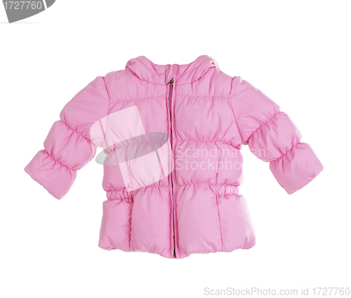 Image of Bright children's pink jacket