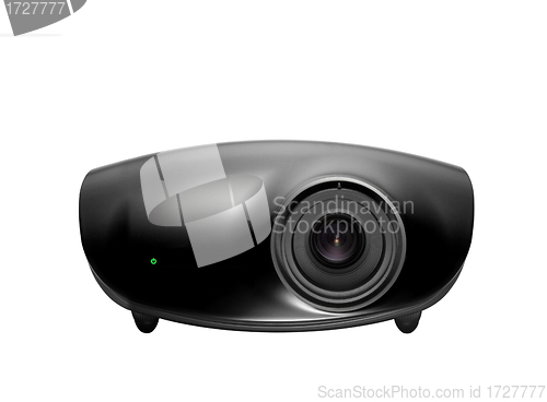 Image of multimedia projector isolated