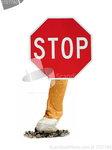 Image of stop smoking sign