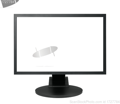 Image of Computer monitor isolated